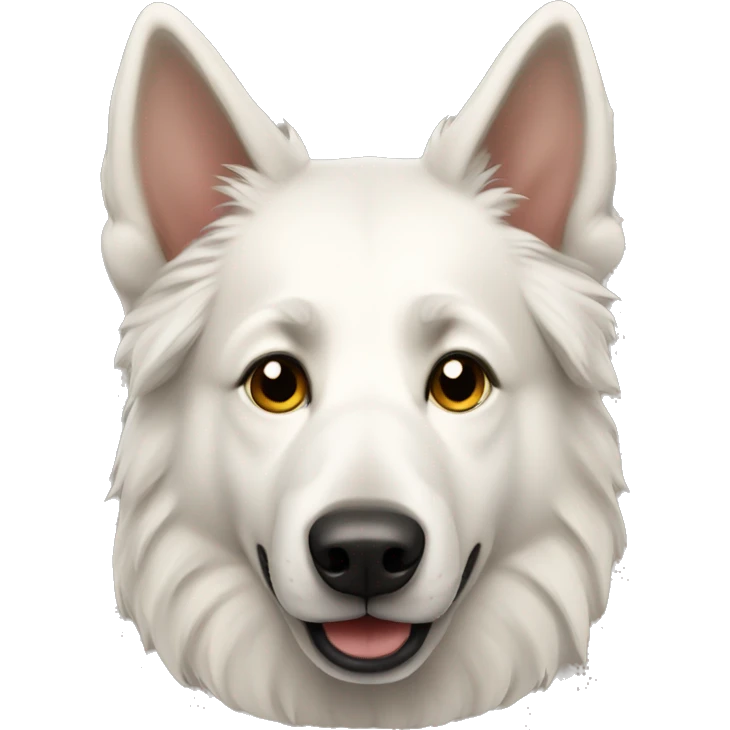 White shepherd  emoji