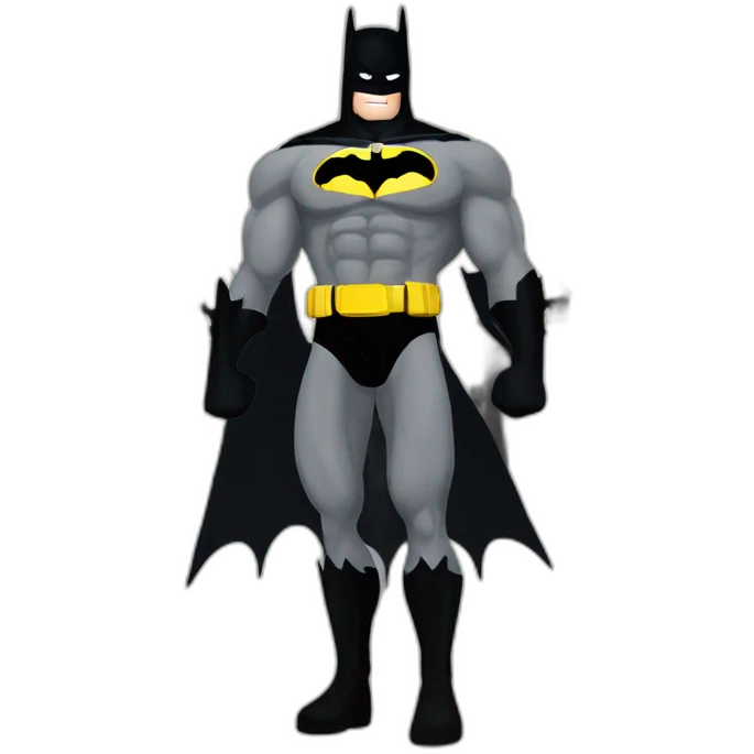 batman deadt in the gym emoji