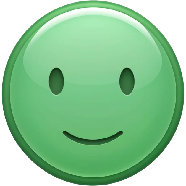 a green circle emoji emoji