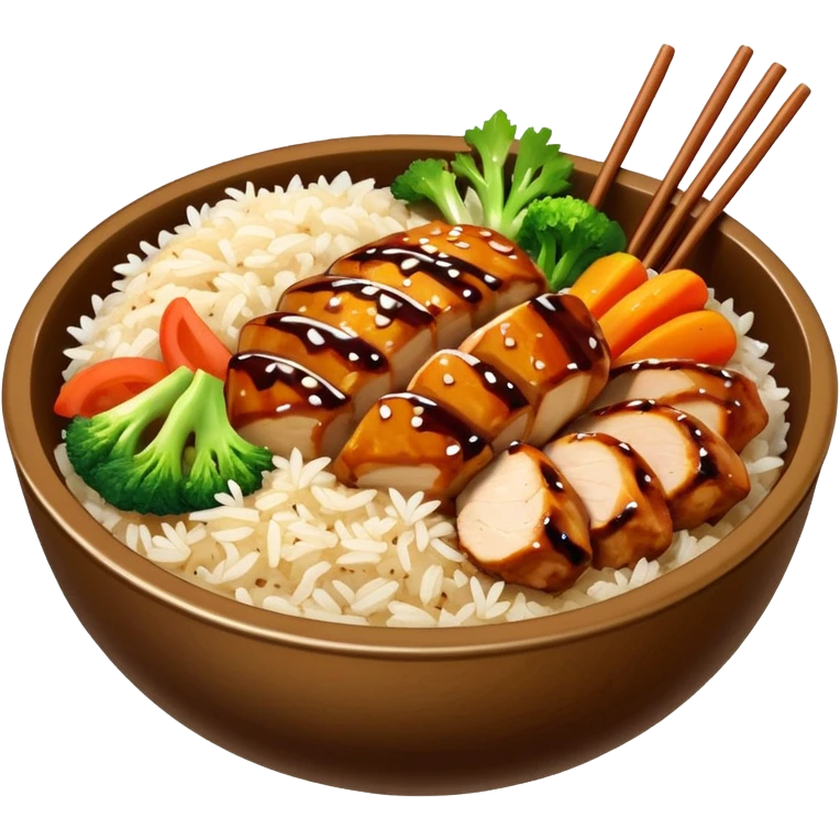 Teriyaki bowl emoji