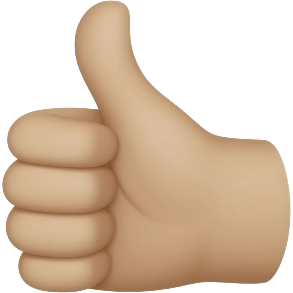 Thumb cut off emoji emoji