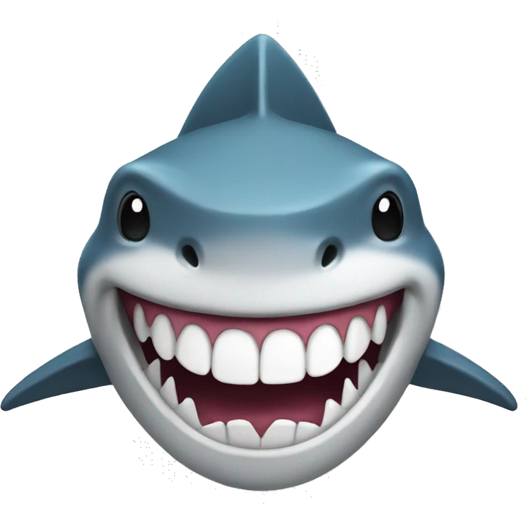 shark smile emoji