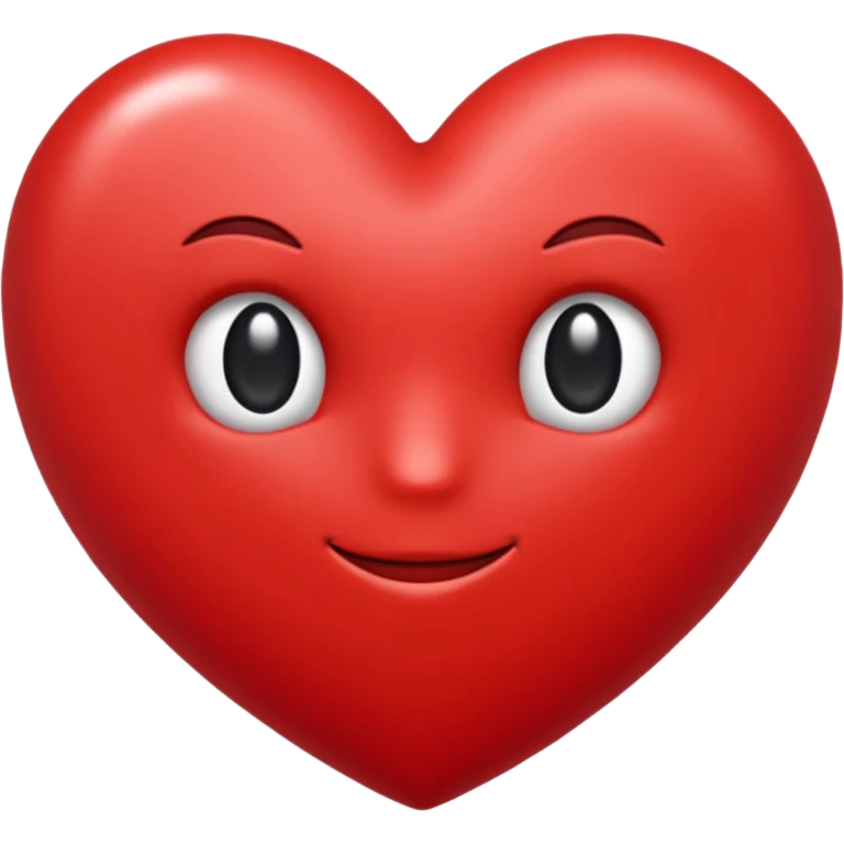 Un cœur écrit 100 % emoji