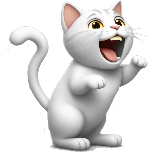 Singing cat  emoji
