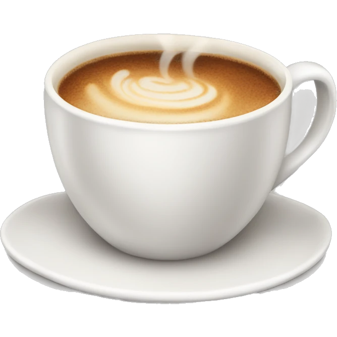 Cappuccino cup clean emoji