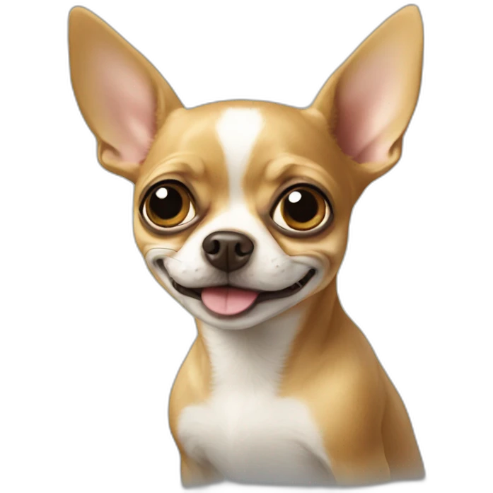 pepe the frog looking chihuahua emoji