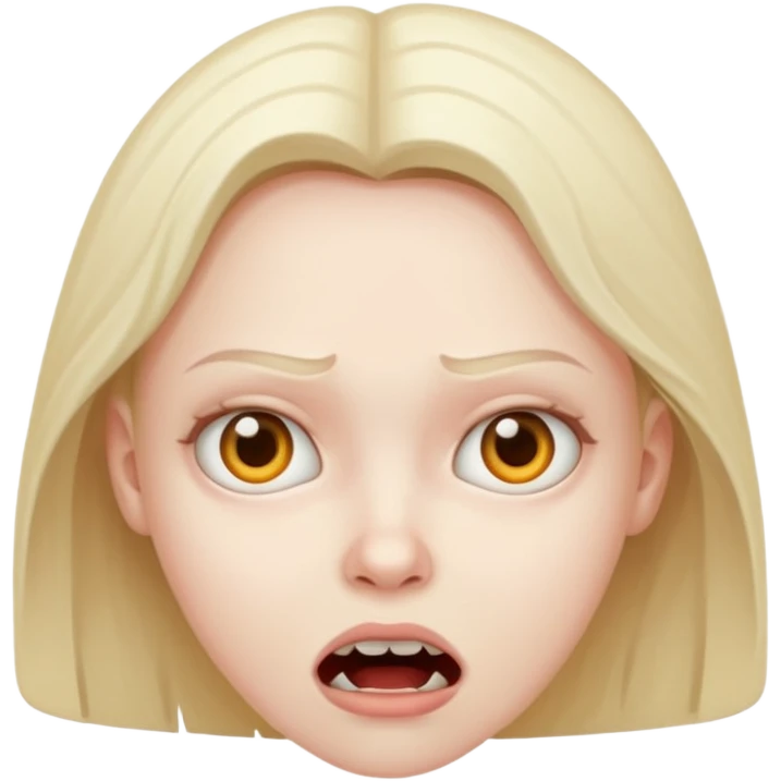 무서운 표정 emoji