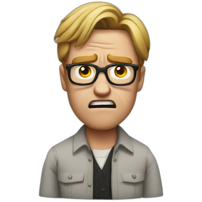 angry dwight emoji