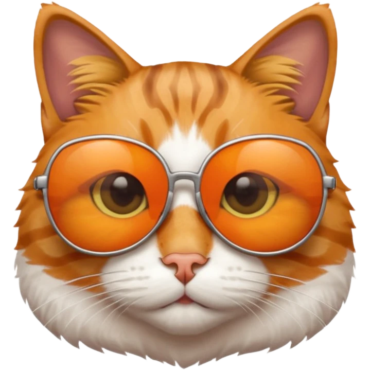 Cat wearing sunglasses emoji