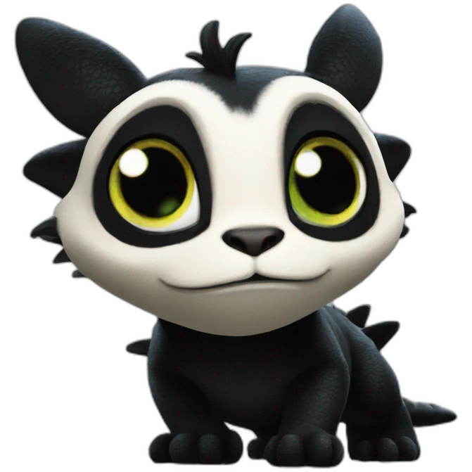 krokmou from film "How to Train Your Dragon" emoji