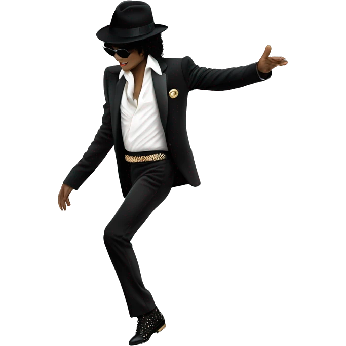 Michael Jackson moonwalking emoji