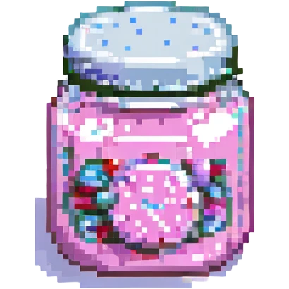 Drug pink emoji
