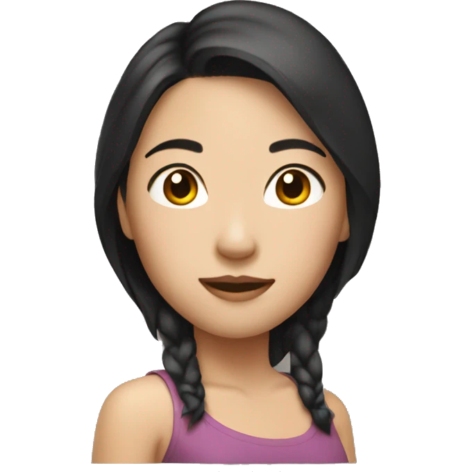 Woman asian brunette emoji