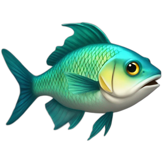 poisson la petite sirène emoji