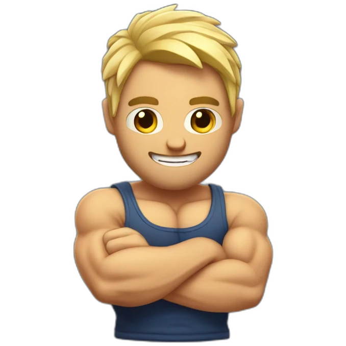 Gros biceps en fer emoji