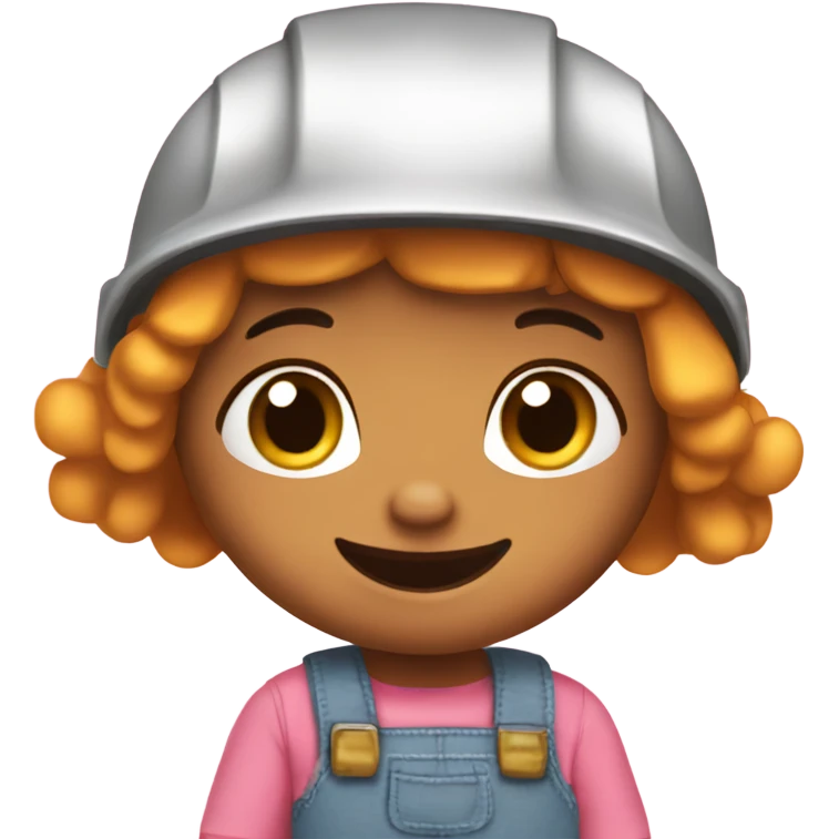 Cute and girly bob the builder  emoji