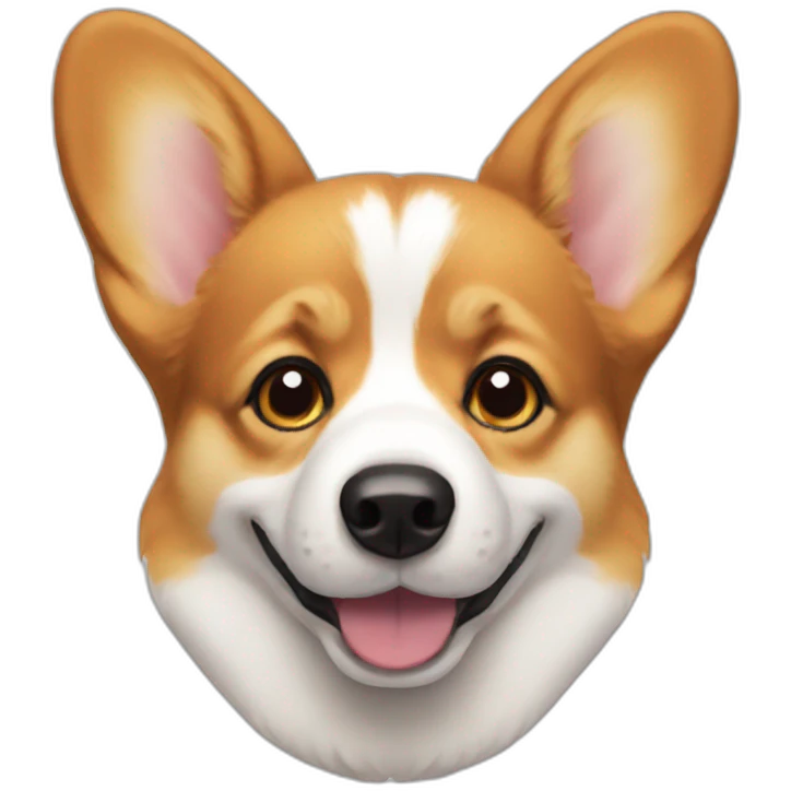 corgi face emoji