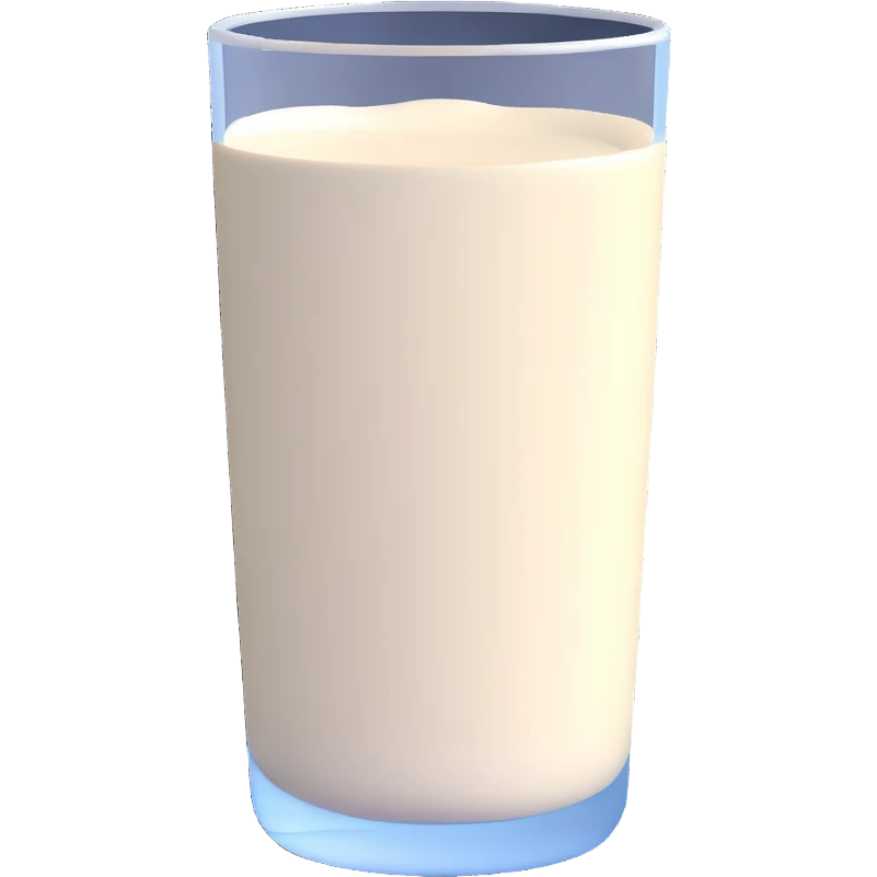 a glass of milk emoji