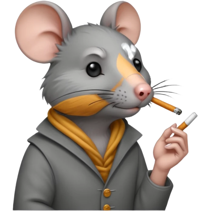 Rat smoking  emoji
