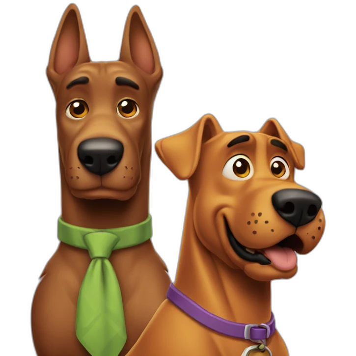 Scooby and Scrappy Doo emoji