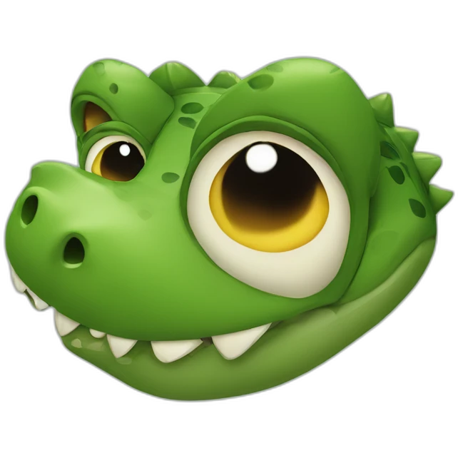 crocodile heart eyes emoji