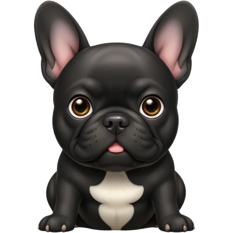black frenchie emoji