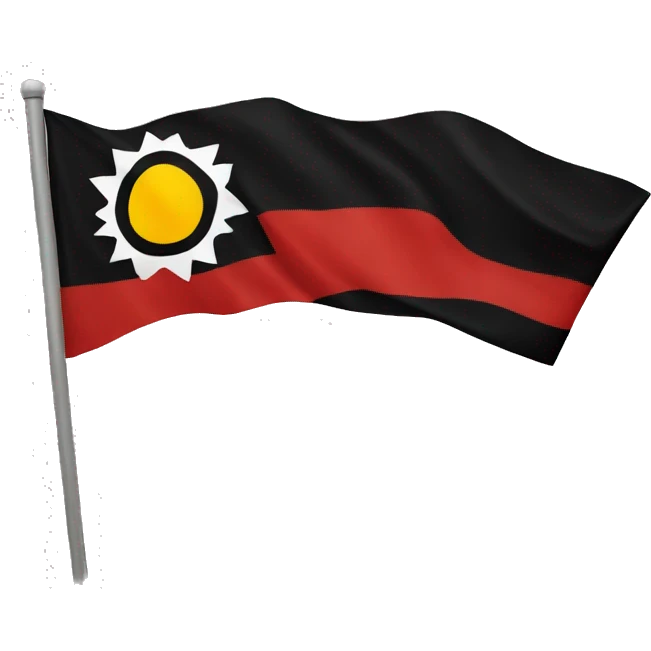 Aboriginal flag emoji