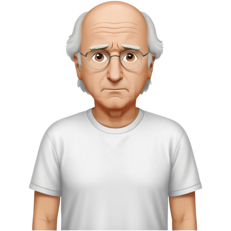 Larry David full body in curb your enthusiasm  emoji