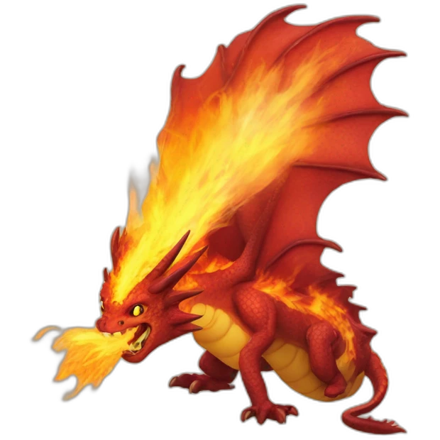 Dracaufeu avec Bulbizarre emoji