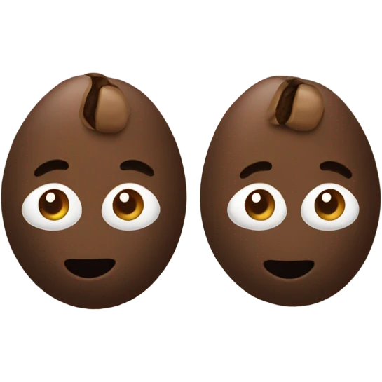 Whole coffee beans emoji