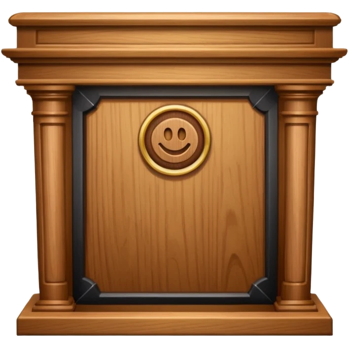 court rostrum emoji