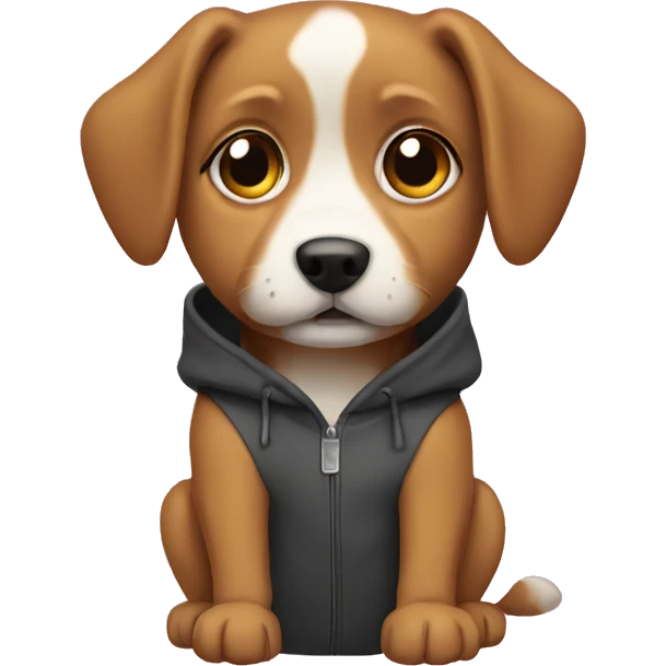 Dog hoodie emoji