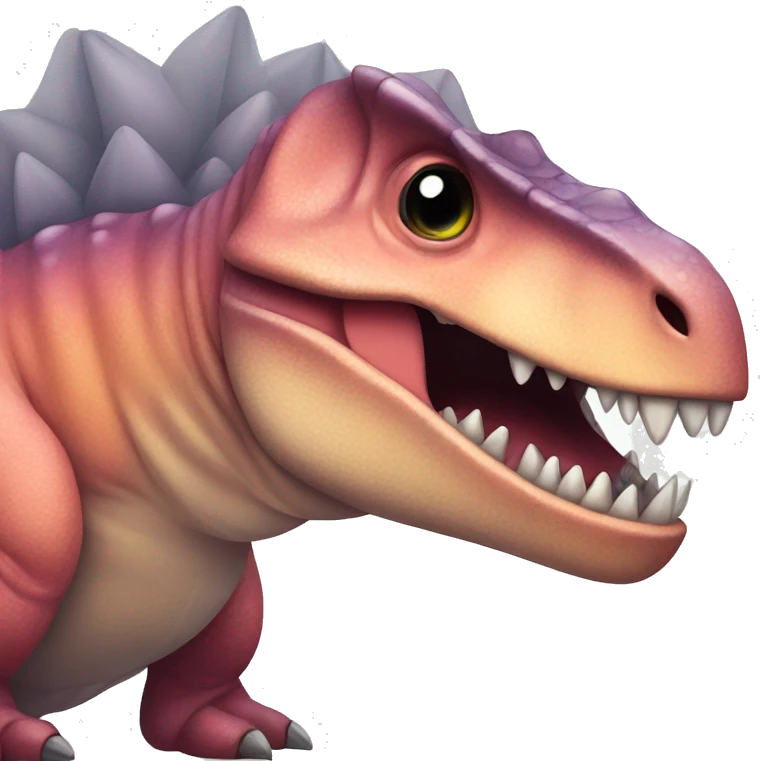 Dinosaur with a tutu  emoji