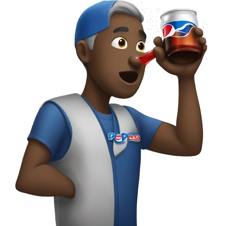 who drinking pepsi emoji
