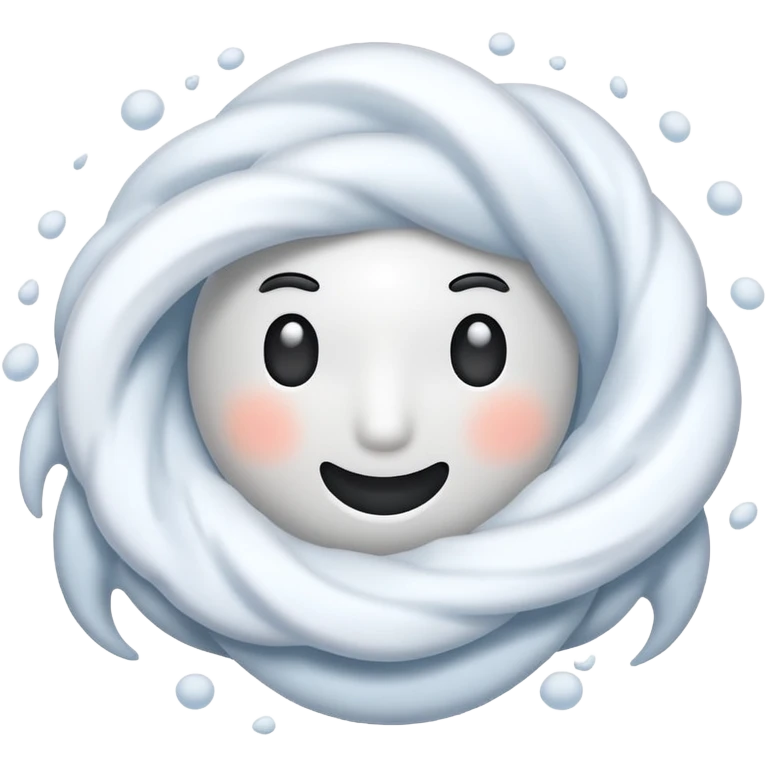 Snow blizzard emoji