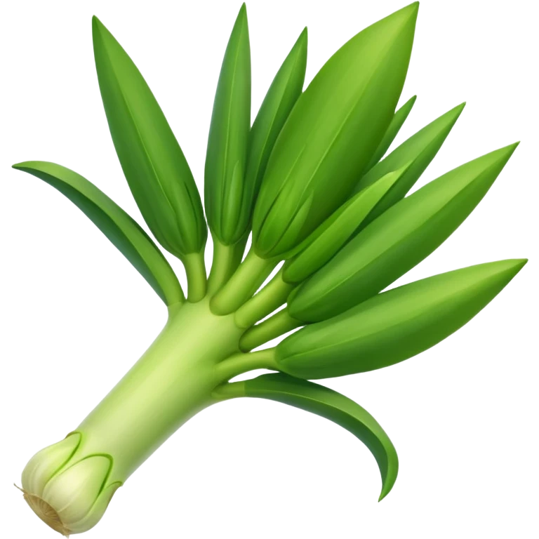 A leek emoji for slack emoji