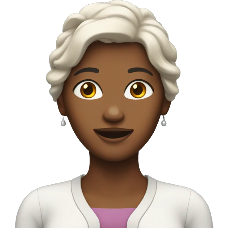 Woman with open arms emoji