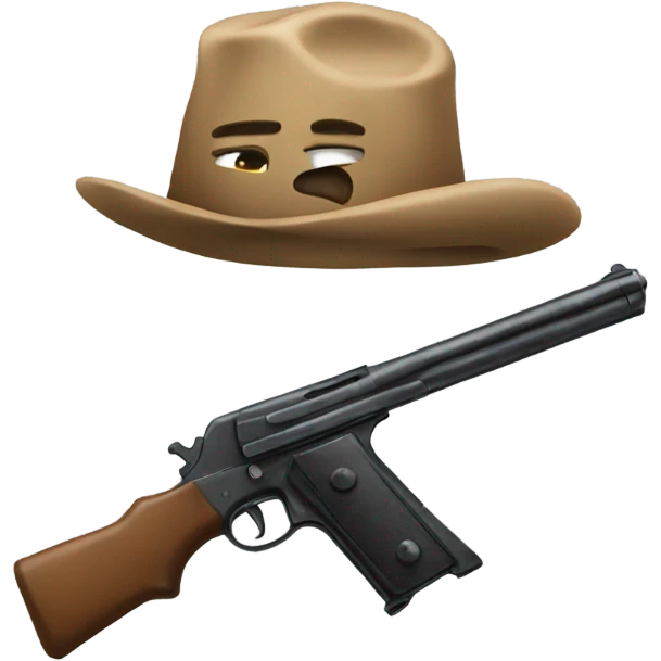 Two guns crossed emoji