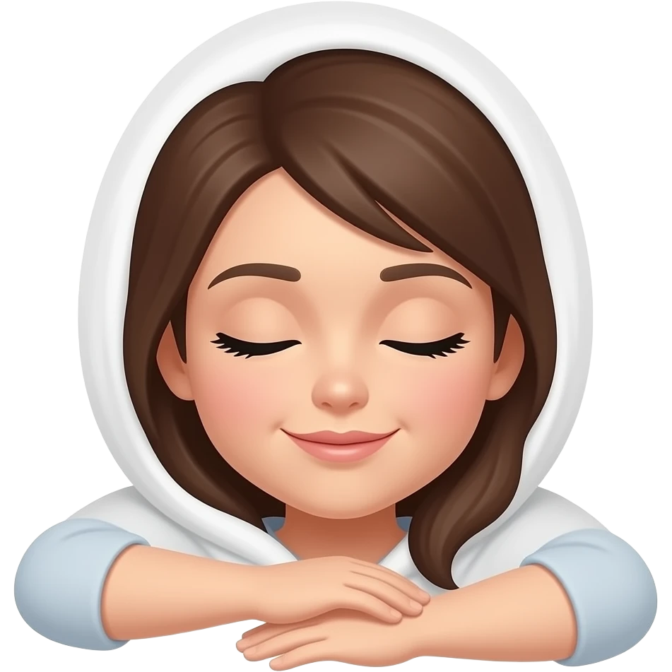 Hembarazada durmiendo emoji