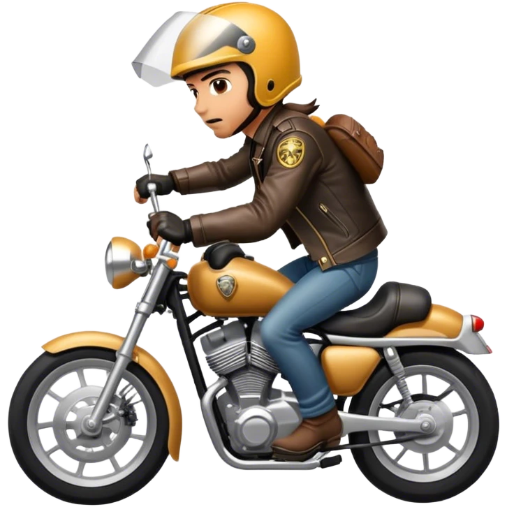 Biker speeding  emoji