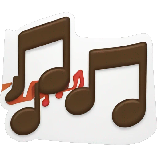 music note sticker emoji