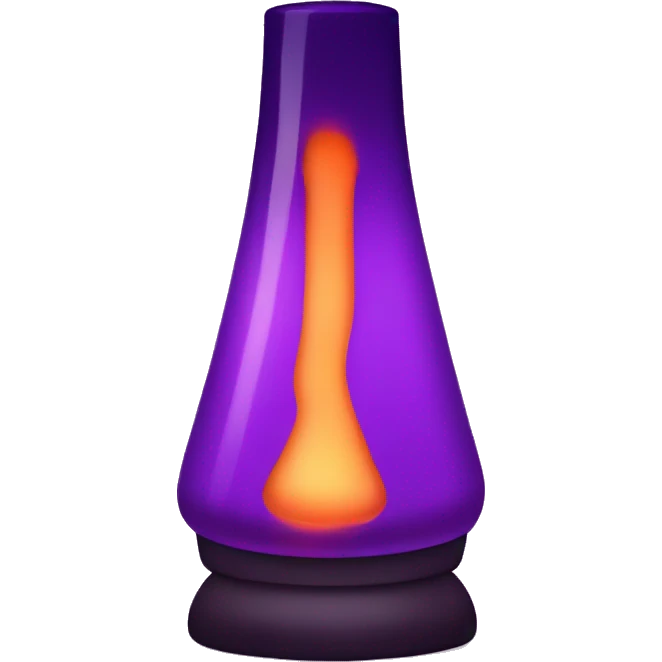 Purple lava lamp emoji