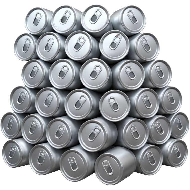 stack of many beer cans emoji