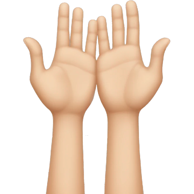two hand forming heart with fingers emoji