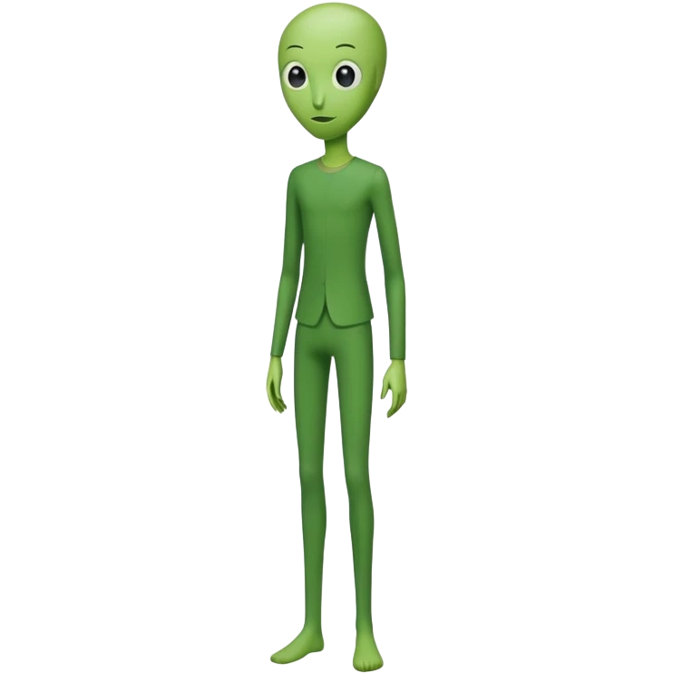 slender green character emoji