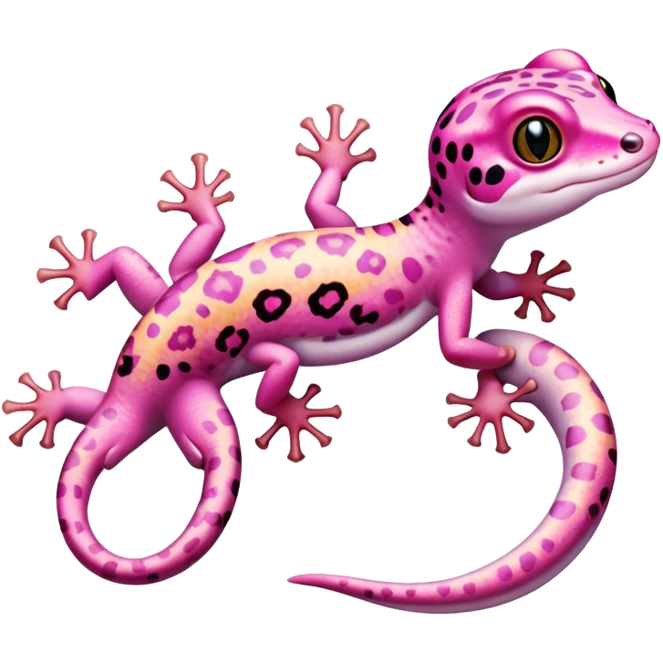 pink leopard gecko emoji