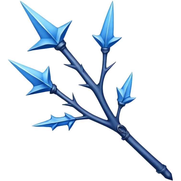 blue thorn emoji