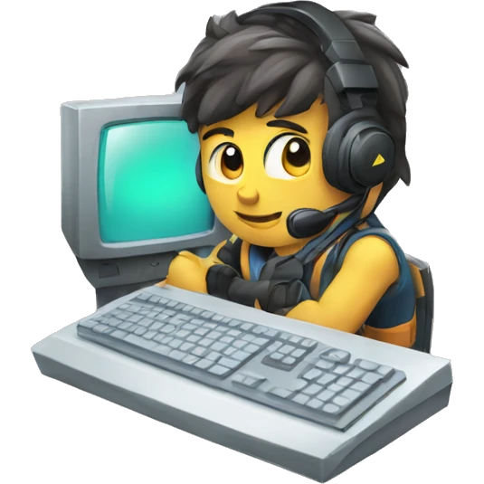 Gamer pc emoji