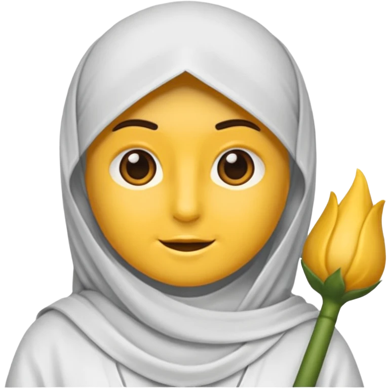 یک دختر مو مشکی در حال پلکسر کردن emoji