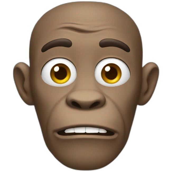 un singe étonne emoji